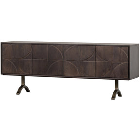 Credenza un cassetto in legno di mango Draw 70x180 cm