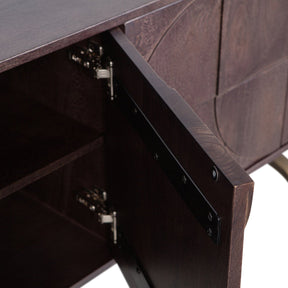 Credenza un cassetto in legno di mango Draw 70x180 cm