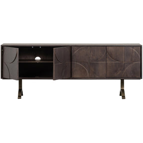 Credenza un cassetto in legno di mango Draw 70x180 cm