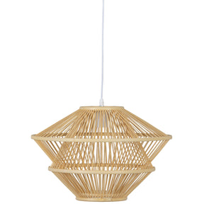 Lampada a sospensione in bambù Bamboo 31x46 cm