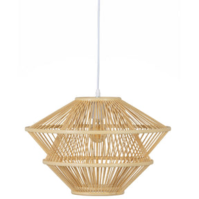 Lampada a sospensione in bambù Bamboo 31x46 cm