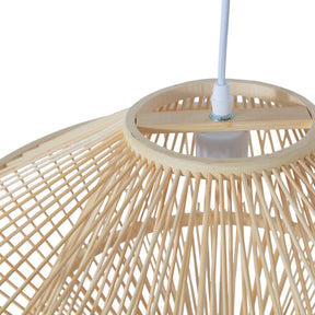 Lampada a sospensione in bambù Bamboo 31x46 cm