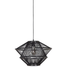Lampada a sospensione in bambù Bamboo 31x46 cm