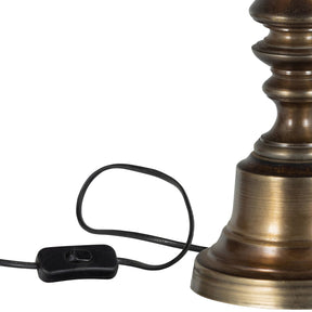 Base lampada da tavolo in metallo Ohm 41x16cm