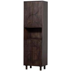 Credenza 4 ante in legno di mango Draw 200x60 cm