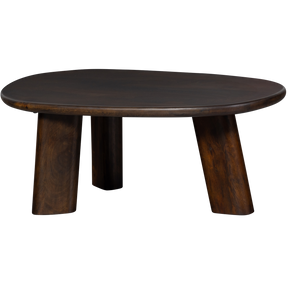 Tavolino tondo in legno di mango Roundly 40x110 cm