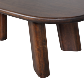 Tavolino tondo in legno di mango Roundly 40x110 cm