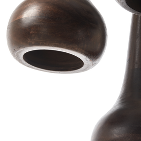 Lampada a sospensione in legno noce Tumble 150x33 cm