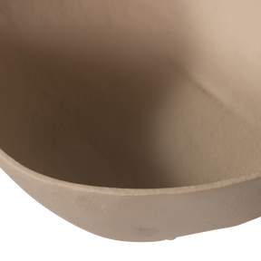 Set 2 ciotole in alluminio sabbia/bianco Seal Up 10x21 cm