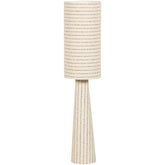 Lampada da terra in tessuto bouclé beige Loft 130x30 cm