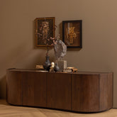 Madia 4 ante in legno di mango Sense 50x160 cm