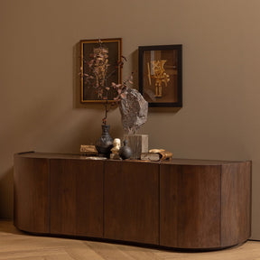 Credenza 4 ante in legno di mango Sense 50x160 cm