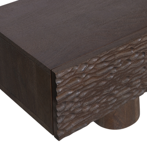Mobile TV in legno di mango Crumble 40x180 cm