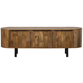 Mobile TV in legno di mango Effortless 50x147 cm
