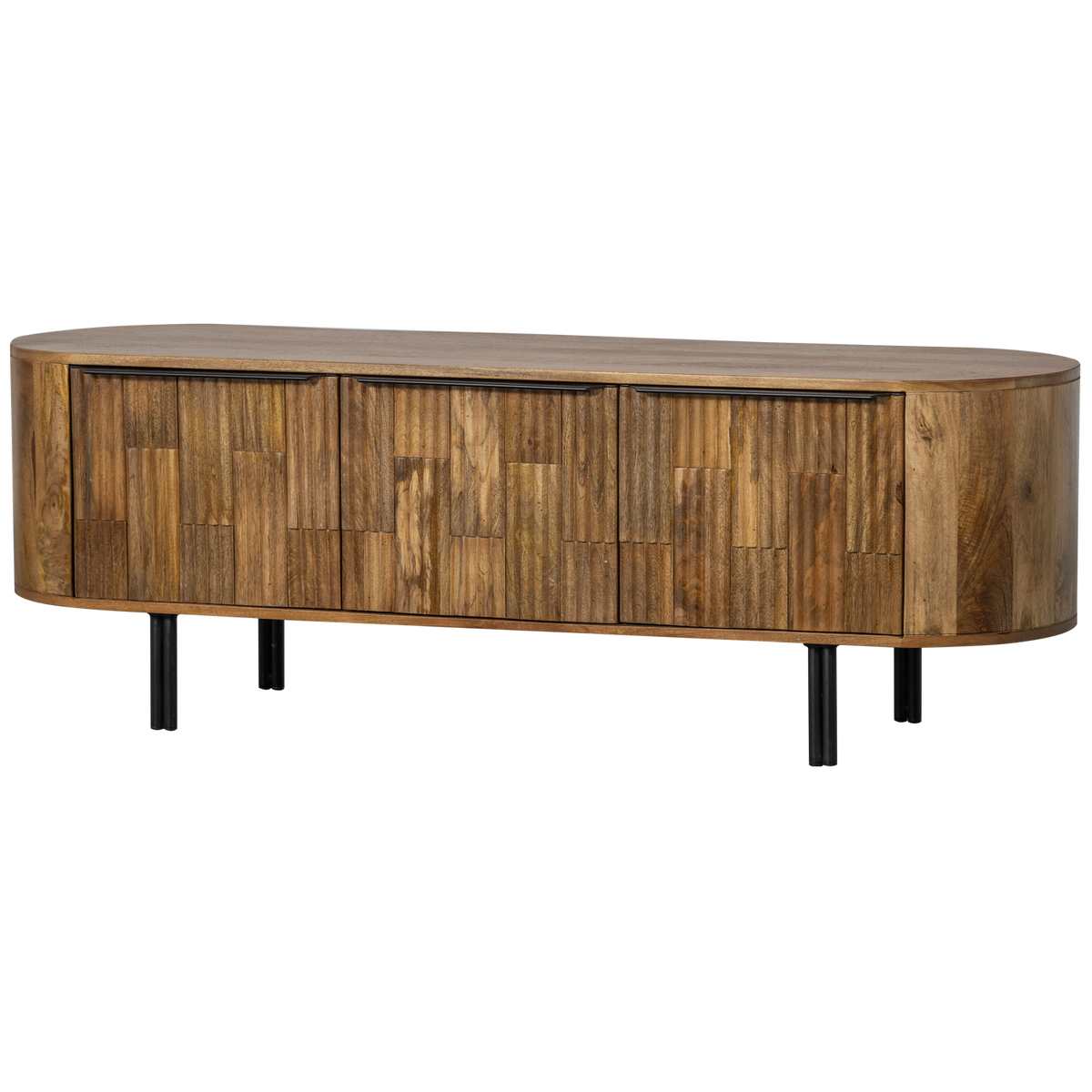 Mobile TV in legno di mango Effortless 50x147 cm