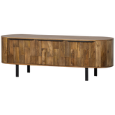 Mobile TV in legno di mango Effortless 50x147 cm