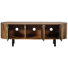 Mobile TV in legno di mango Effortless 50x147 cm