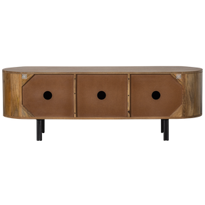 Mobile TV in legno di mango Effortless 50x147 cm