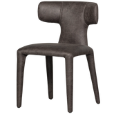 Set di 2 sedie da pranzo in similpelle Permit 52x78 cm