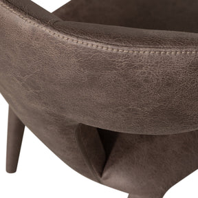 Set di 2 sedie da pranzo in similpelle Permit 52x78 cm