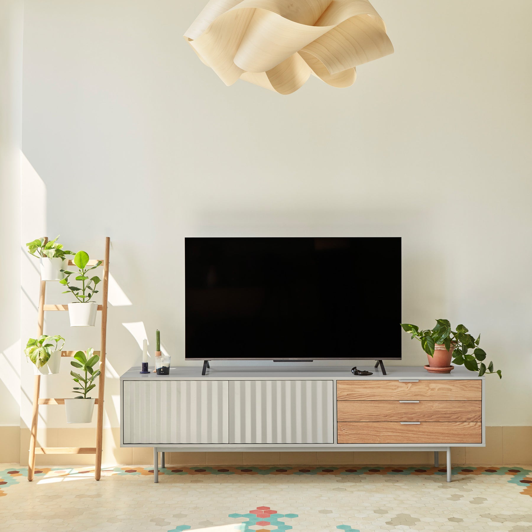 Mobile TV 2 ante 3 cassetti Sierra di Teulat 180x40 cm