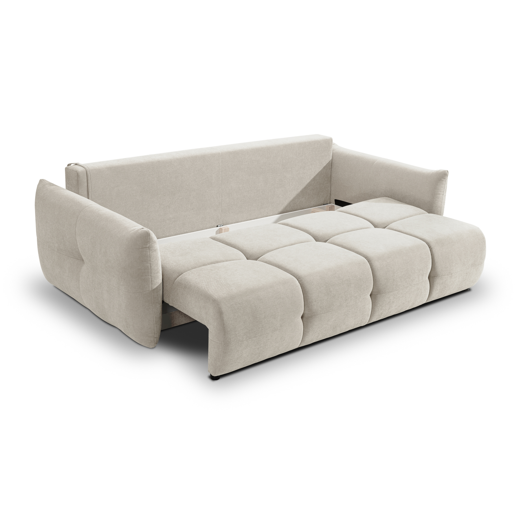 Divano letto in tessuto cinigliato Lisbona 245x110/144 cm