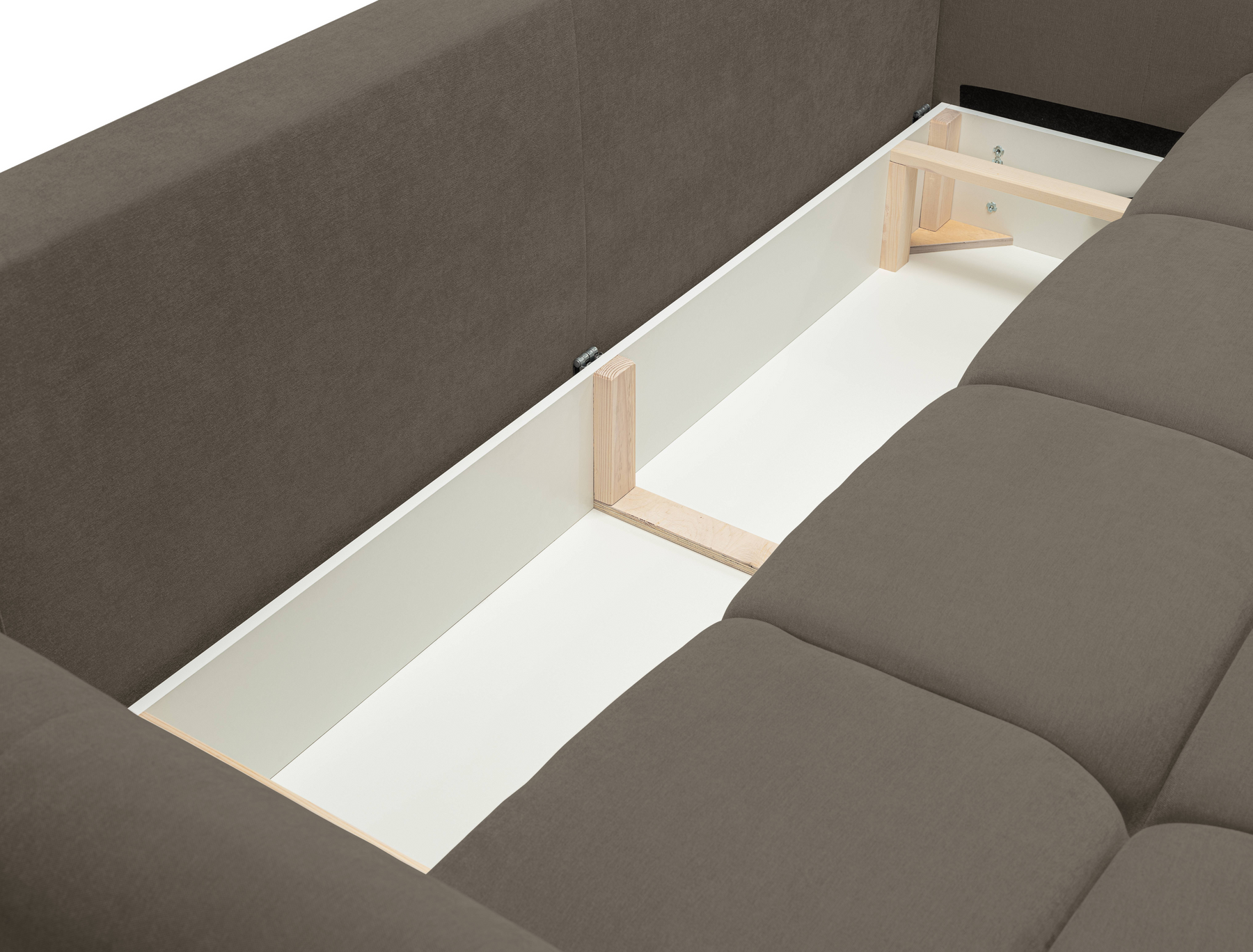 Divano letto in tessuto cinigliato Lisbona 245x110/144 cm