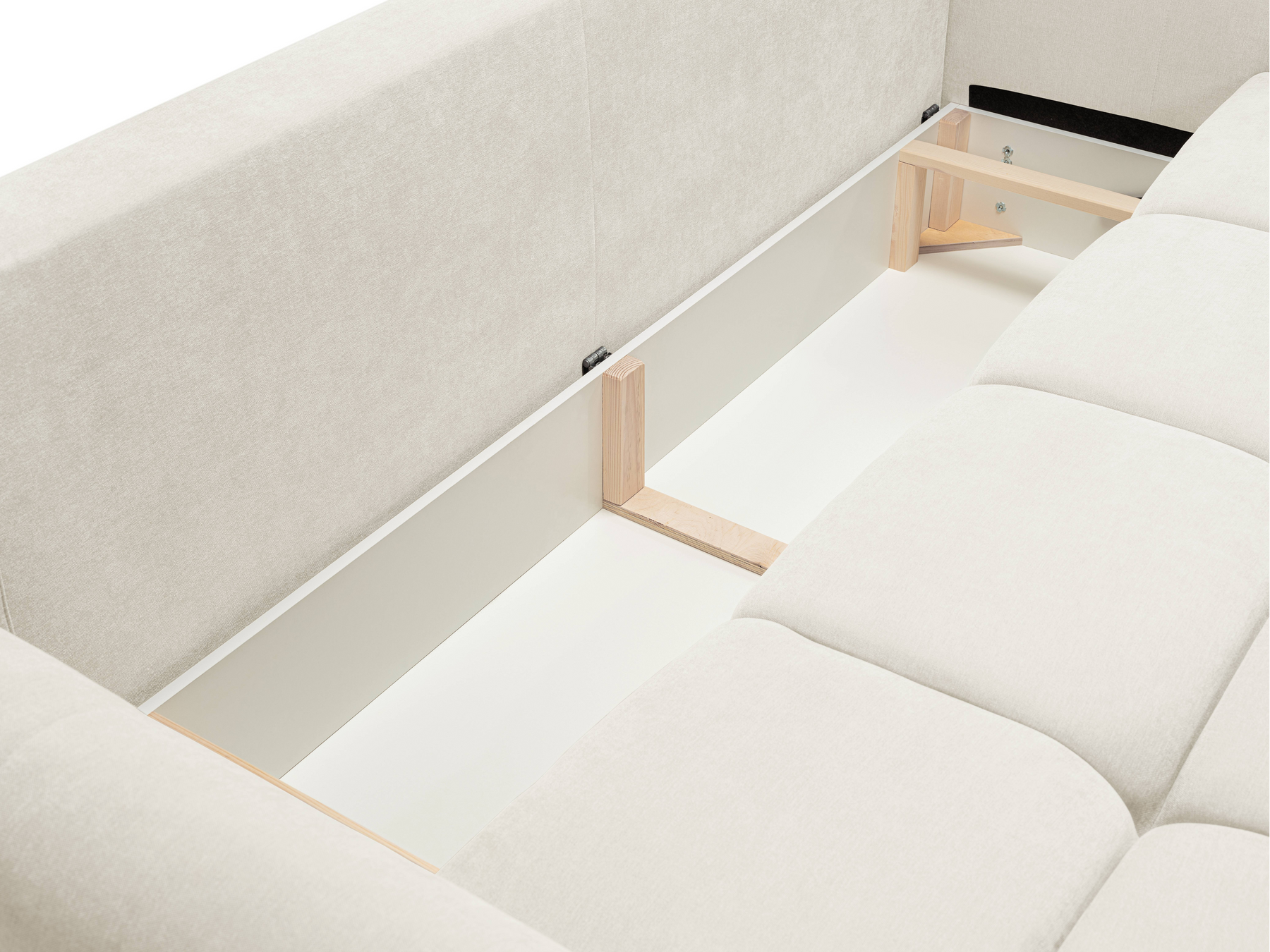 Divano letto in tessuto cinigliato Lisbona 245x110/144 cm
