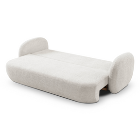 Divano letto in tessuto bouclè Madrid 238x142 cm
