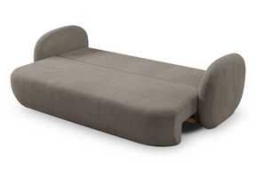 Divano letto in tessuto bouclè Madrid 238x142 cm