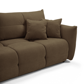 Divano letto in tessuto cinigliato Lisbona 245x110/144 cm