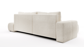 Divano letto angolare in tessuto cinigliato Vienna 286x177 cm