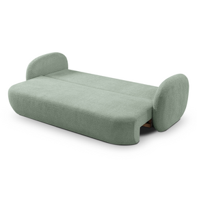 Divano letto in tessuto bouclè Madrid 238x142 cm