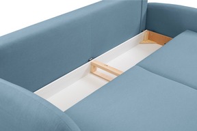 Divano letto in tessuto cinigliato Praga 232x109 cm