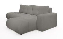 Divano letto angolare in tessuto cinigliato Vienna 286x177 cm