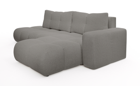 Divano letto angolare in tessuto cinigliato Vienna 286x177 cm