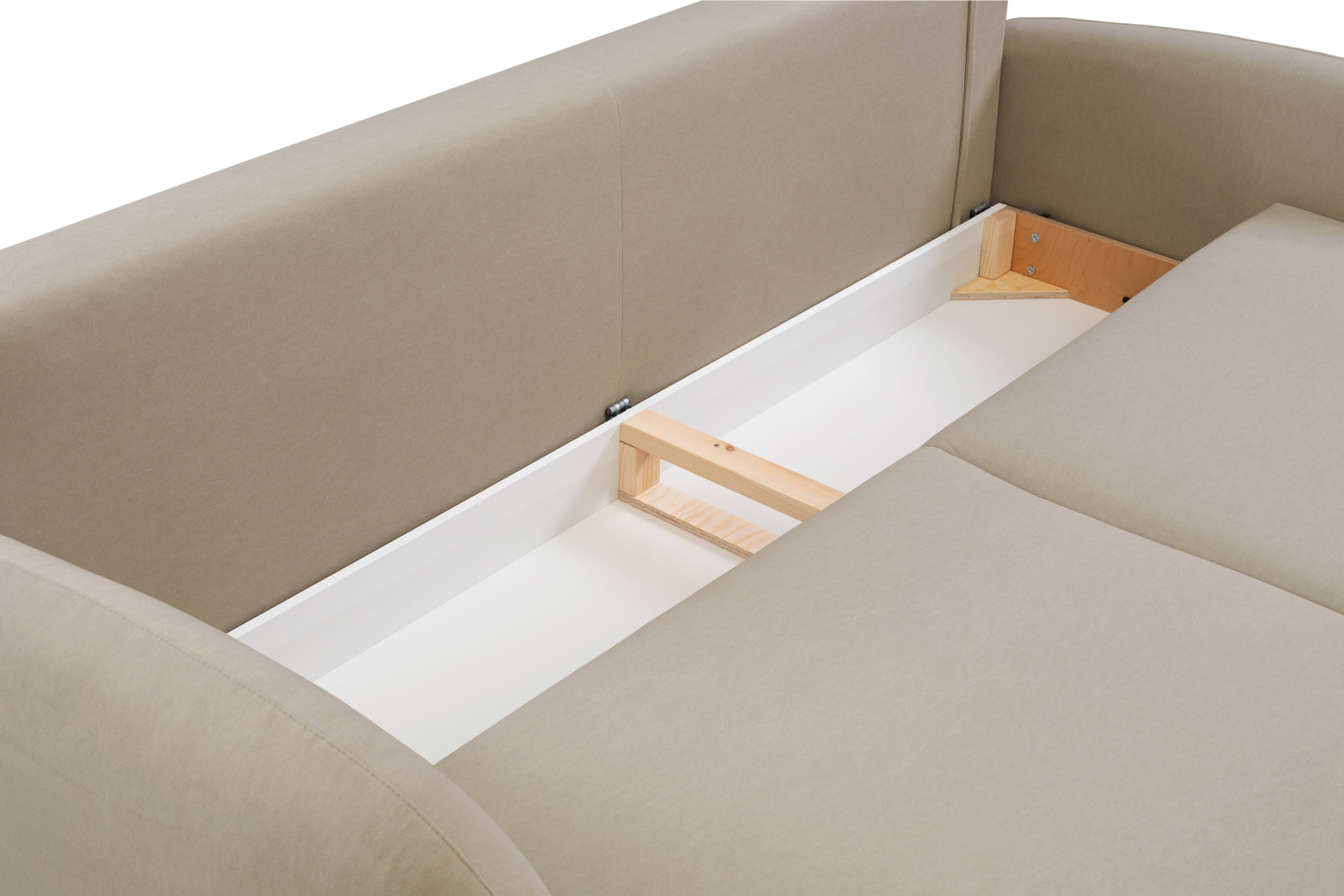 Divano letto in tessuto cinigliato Praga 232x109 cm