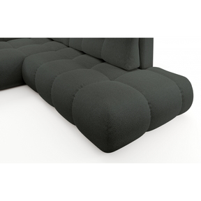 Divano letto angolare in tessuto cinigliato Vienna 286x177 cm