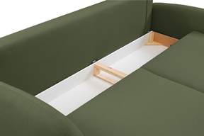 Divano letto in tessuto cinigliato Praga 232x109 cm