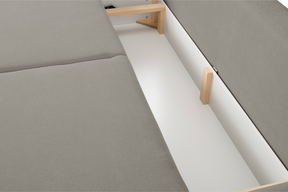 Divano letto in tessuto cinigliato Marsiglia 240x108/145 cm