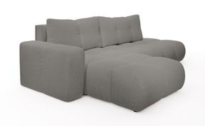 Divano letto angolare in tessuto cinigliato Vienna 286x177 cm