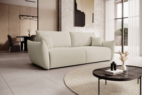 Divano letto in tessuto cinigliato Marsiglia 240x108/145 cm