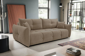 Divano letto in tessuto cinigliato Lisbona 245x110/144 cm