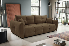 Divano letto in tessuto cinigliato Lisbona 245x110/144 cm
