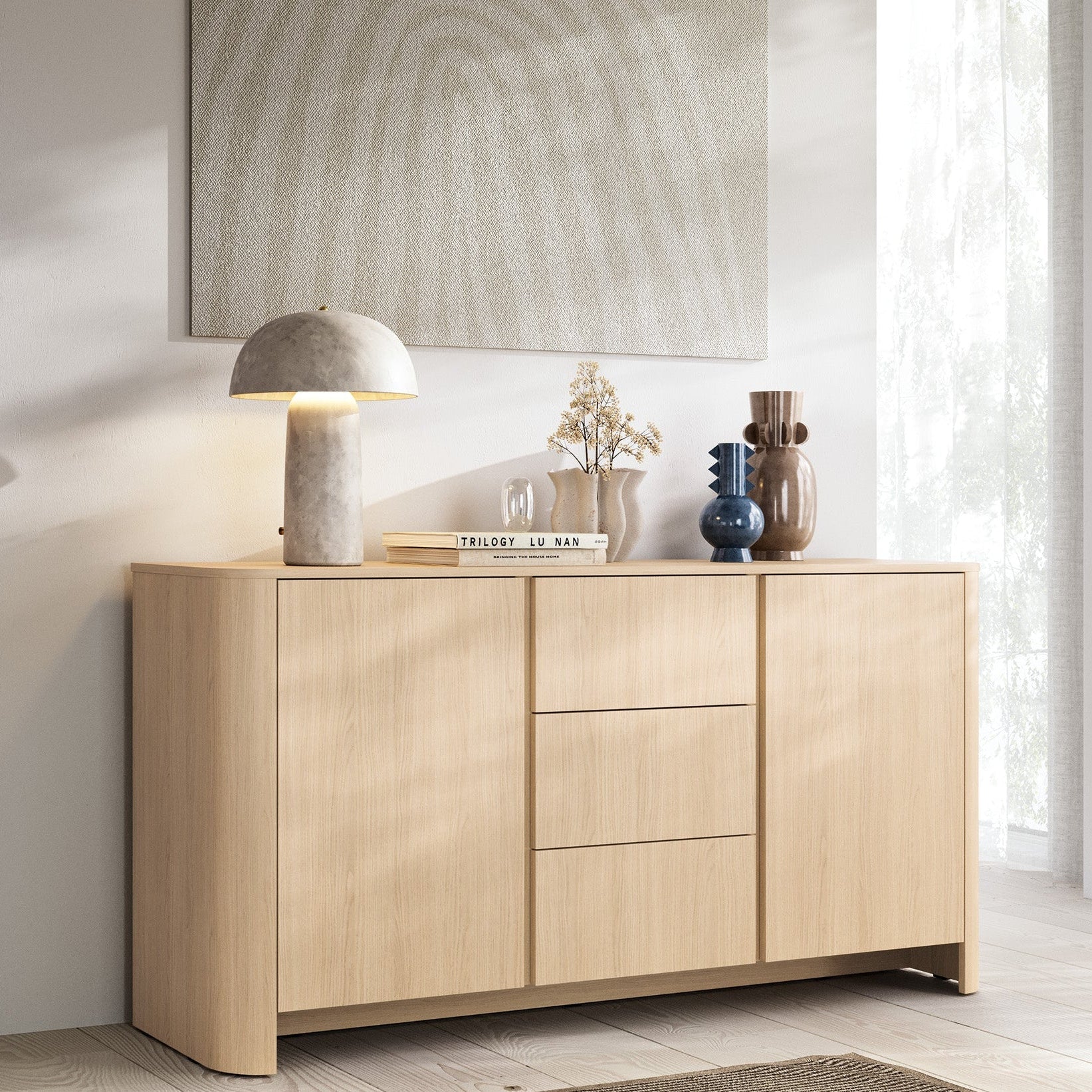 Madia 2 ante 3 cassetti Althea 168x84 cm