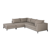 Divano angolare da esterno Grandis 262x60 cm