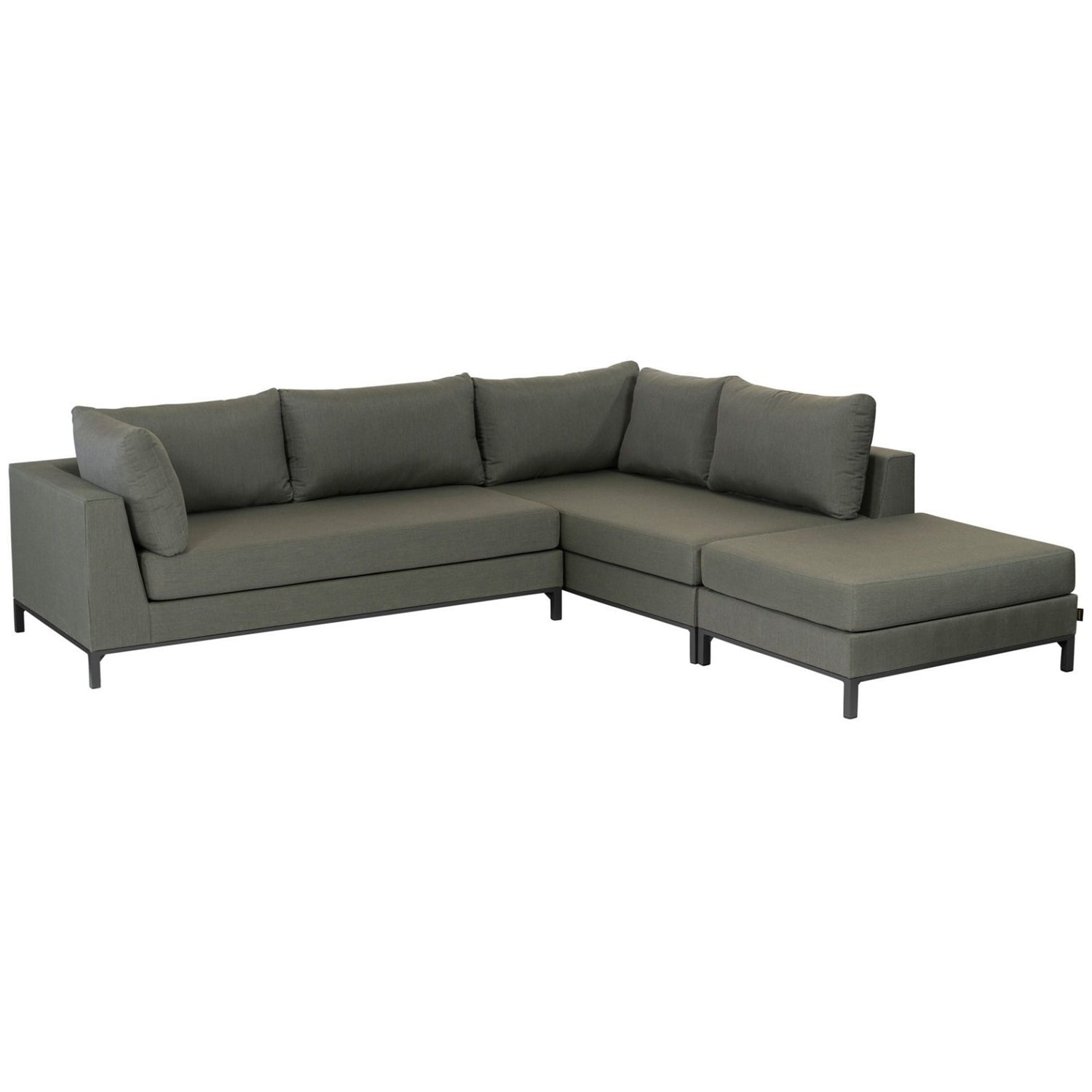 Divano angolare da esterno Grandis 262x60 cm