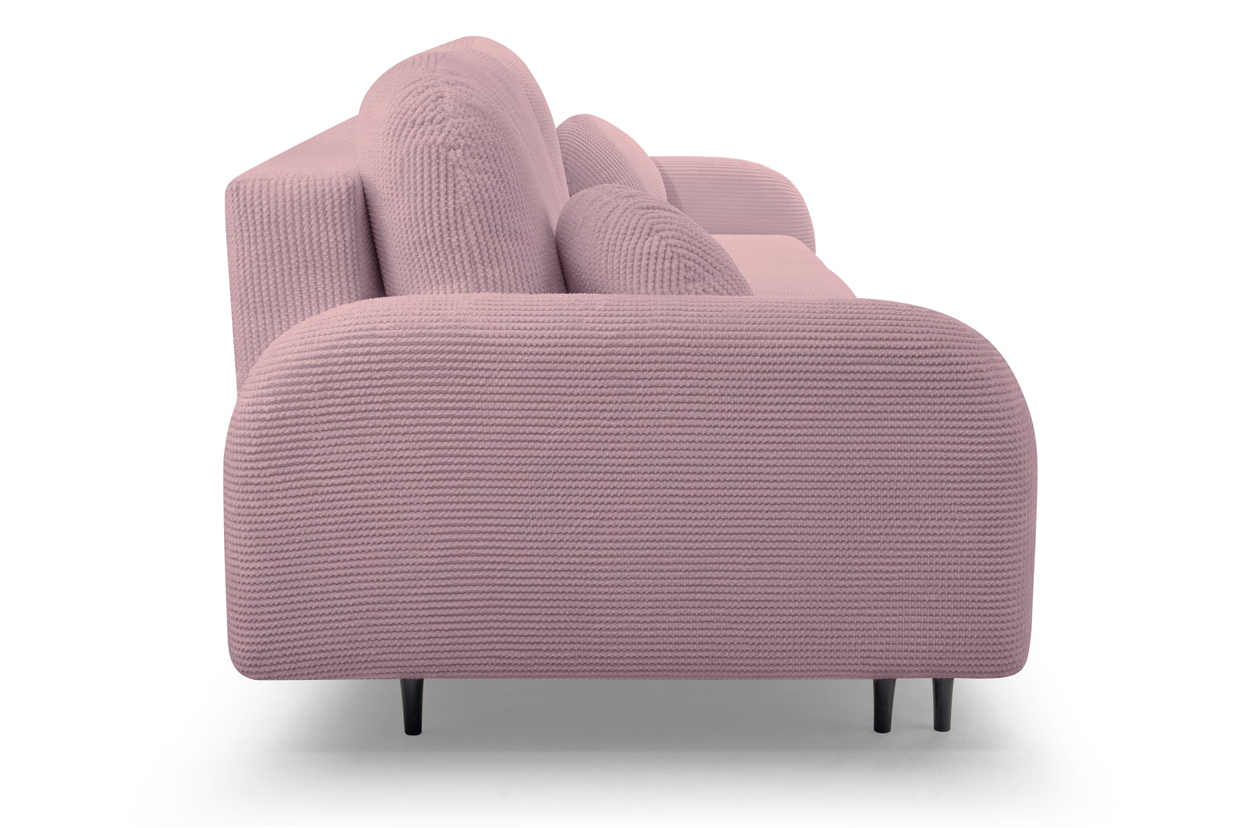 Divano letto in tessuto cannettato Tokyo 230x102 cm