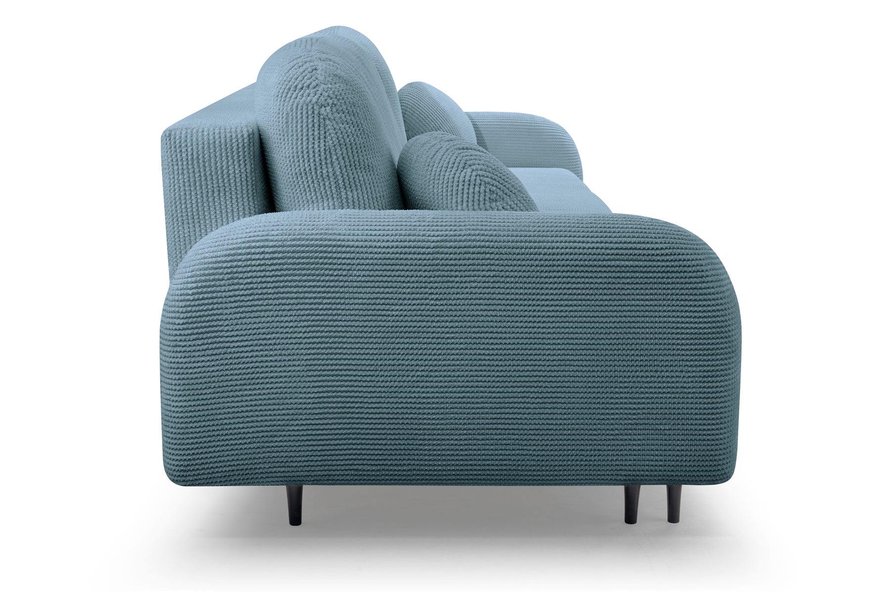 Divano letto in tessuto cannettato Tokyo 230x102 cm