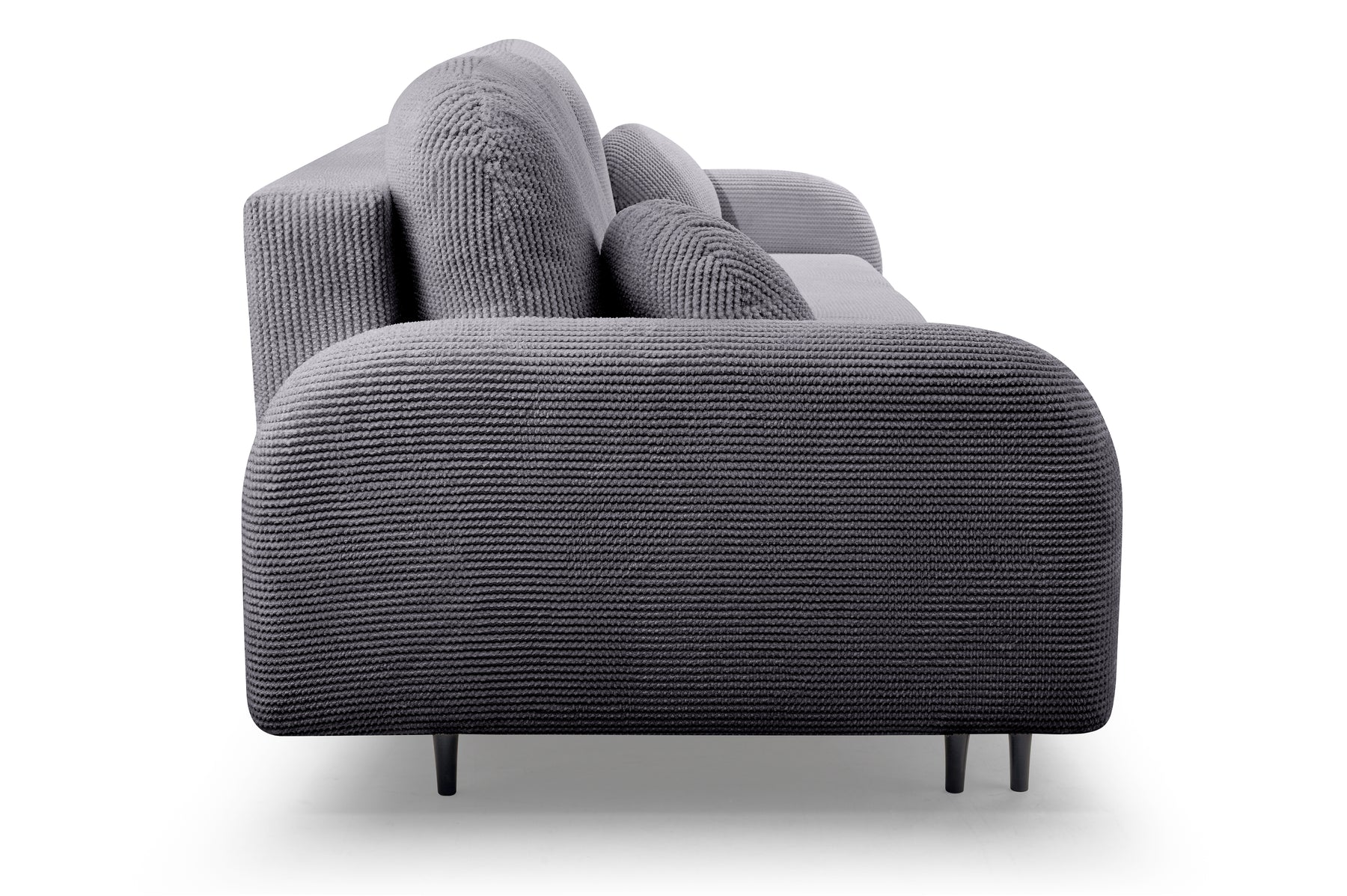 Divano letto in tessuto cannettato Tokyo 230x102 cm